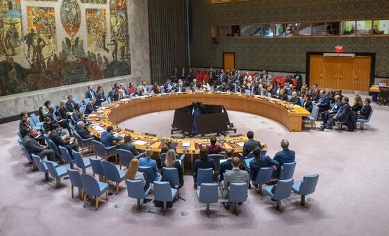 مجلس الأمن التابع للأمم المتحدة يجتمع لمناقشة الوضع في الشرق الأوسط.